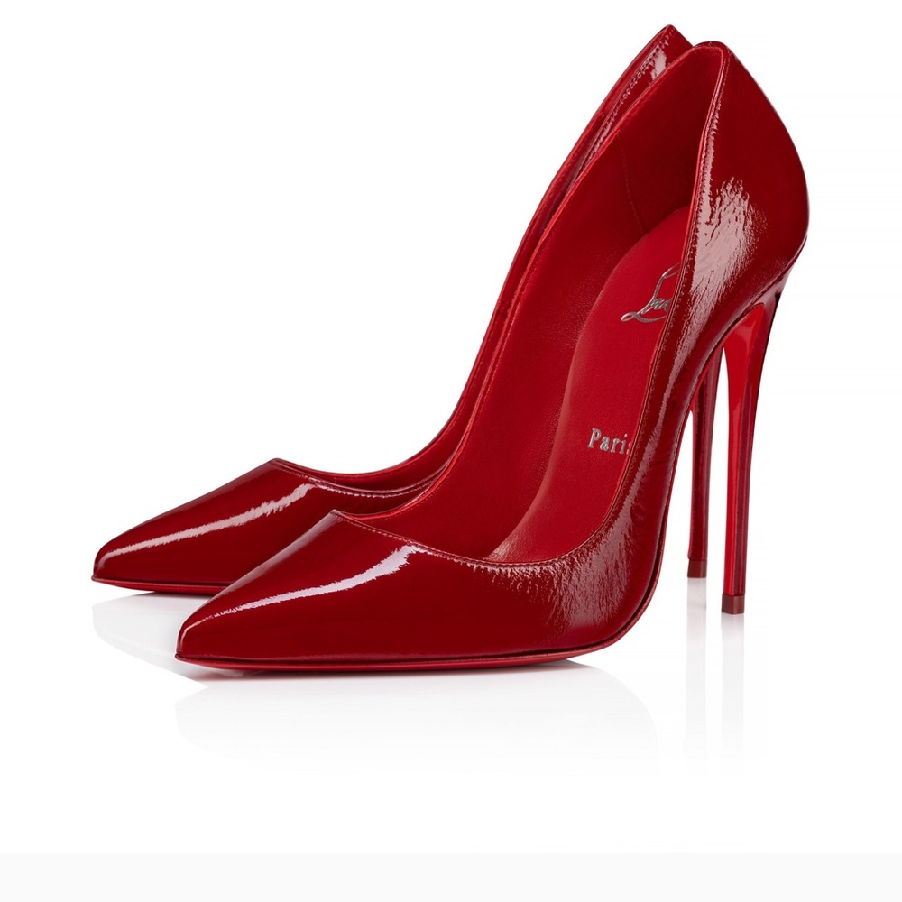 Limited Release-Christian Louboutin So Kate Vog Loubi Red Patent Leather-NIB